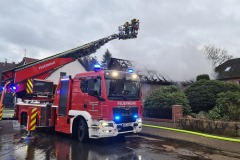 Brand eines Gebäudes in Kirchlinteln.