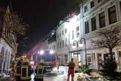 Einsatzstelle Große Straße.