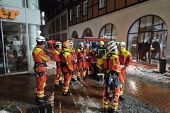 Einsatzkräfte vor Ort.