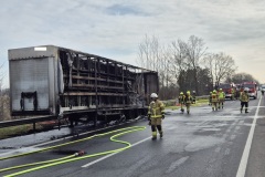 LKW-Brand, BAB 27, Gemarkung Walsrode.