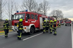 LKW-Brand, BAB 27, Gemarkung Walsrode.