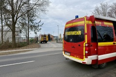 Blick auf die Einsatzstelle in der Verdener Kläranlage.