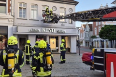 Feuerwehreinsatz in der Großen Straße.
