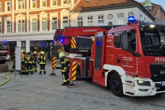 Feuerwehreinsatz in der Großen Straße.