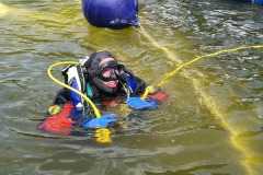 Einsatz \"gekentertes Sportboot\" in Dörverden.
