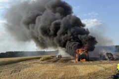 Lagebild nach Eintreffen der ersten Einsatzkräfte.