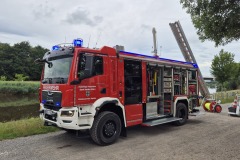 Das Löschgruppenfahrzeug 20 verfügt über eine große Ausstattung zur Brandbekämpfung.