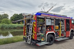 Das Löschgruppenfahrzeug 20 verfügt über eine große Ausstattung zur Brandbekämpfung.