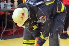 Verdener Feuerwehrmann Torben Voigt bei den Deutschen Meisterschaften FirteFit in Kassel. (Bild: Frauke Müller)