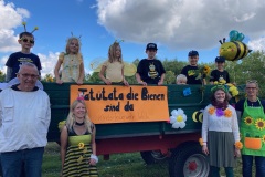 Festwagen im Motto des Themenprojektes der Kinderfeuerwehr Walle.