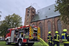 Einsatzübung am Dom zu Verden. Einsatzübung am Dom zu Verden.