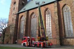 Stellprobe am Verdener Dom.