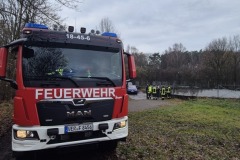 Einsatzstelle in Scharnhorst. 