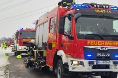 Einsatzkräfte vor Ort.