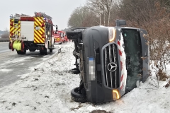 Verkehrsunfall auf der BAB 27.