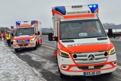 Verkehrsunfall auf der BAB 27.