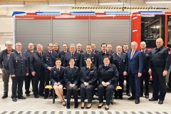 Die Geehrten und Gewählten der Ortsfeuerwehr Walle.