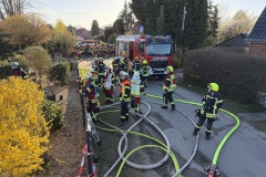 Nachbarliche Löschhilfe in der Gemeinde Dörverden.