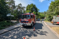 Einsatzkräfte vor Ort.