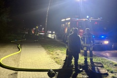 Pumparbeiten an der Weitzmühlener Straße.