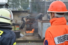 Im Ausbildungsdienst erlernen die Kinder und Jugendlichen spielerisch die Aufgaben und Tätigkeiten der Feuerwehr.