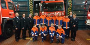 Die Jugendfeuerwehr der Ortsfeuerwehr Verden am Montag bei ihrer Jahreshauptversammlung.